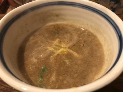 しりとりのつけ麺スープ