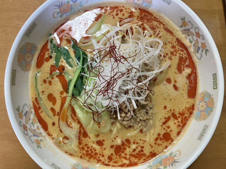 橿原「食道楽」担々麺のアイキャッチ画像