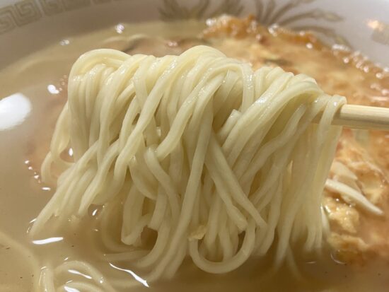 橿原「食道楽」天津麺の麺