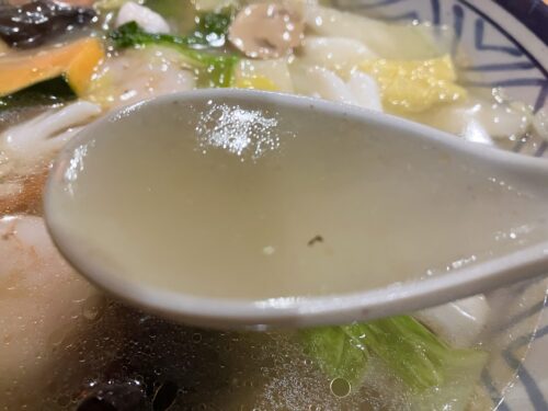 海鮮ラーメンの絶品スープ