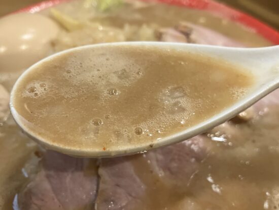 桜井市「麺場力皇」濃厚みそスープ