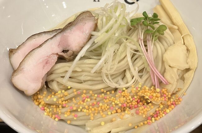 葛城市「鶏のようじ奈良」鶏ドロつけ麺アップ写真