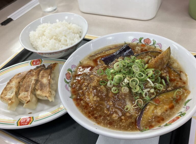 餃子の王将「麻婆茄子ラーメン・フェアセットＢ」アイキャッチ画像