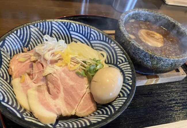 麺の道あをによし「特選魚介鶏つけ麺（松）」アイキャッチ画像