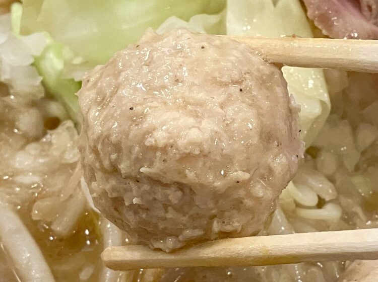 天理市「麺場力皇」力皇ラーメン全部のせつくねアップ写真