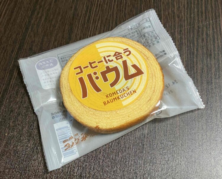 コメダ珈琲店「コーヒーに合うバウム」パッケージ写真