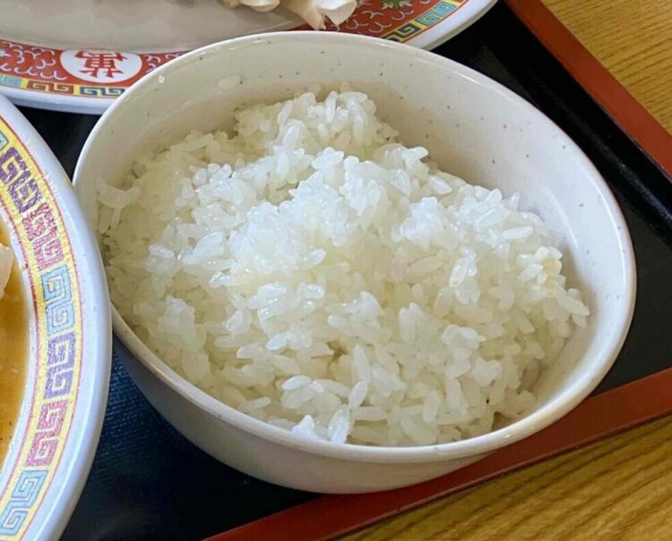 天理スタミナラーメンのライス写真