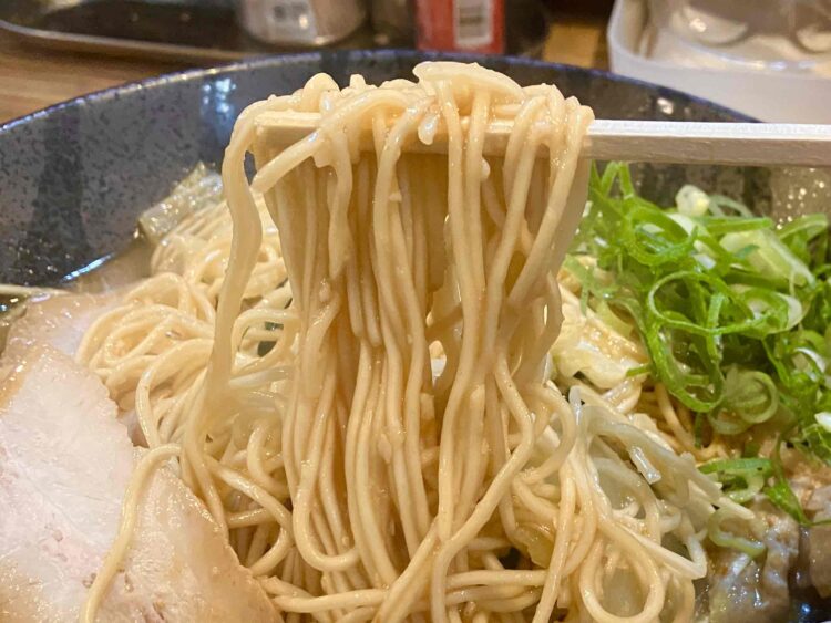 田原本・走麺屋「汁なしスタミナラーメン」いただきます写真