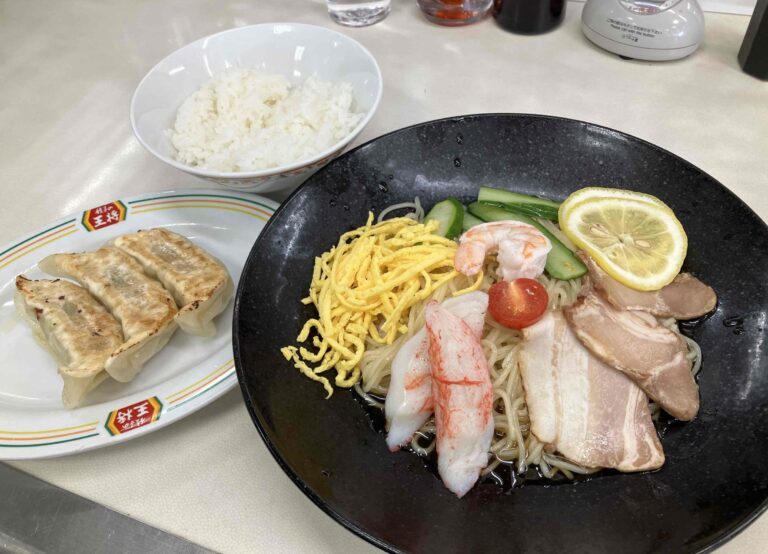 餃子の王将「冷やし中華セット」アイキャッチ画像