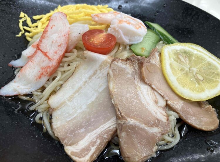 餃子の王将「冷し中華」アップ写真
