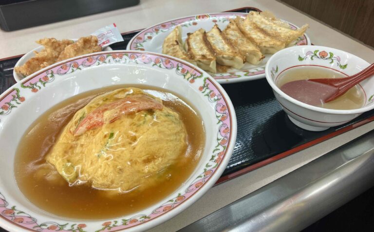 餃子の王将「天津飯セット」アイキャッチ画像