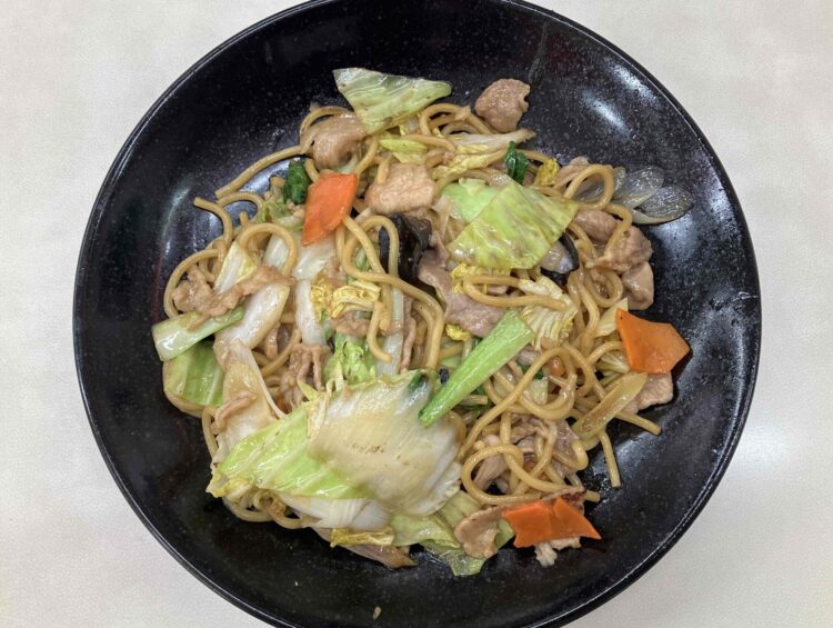 餃子の王将「上海焼きそば」単品の全体写真