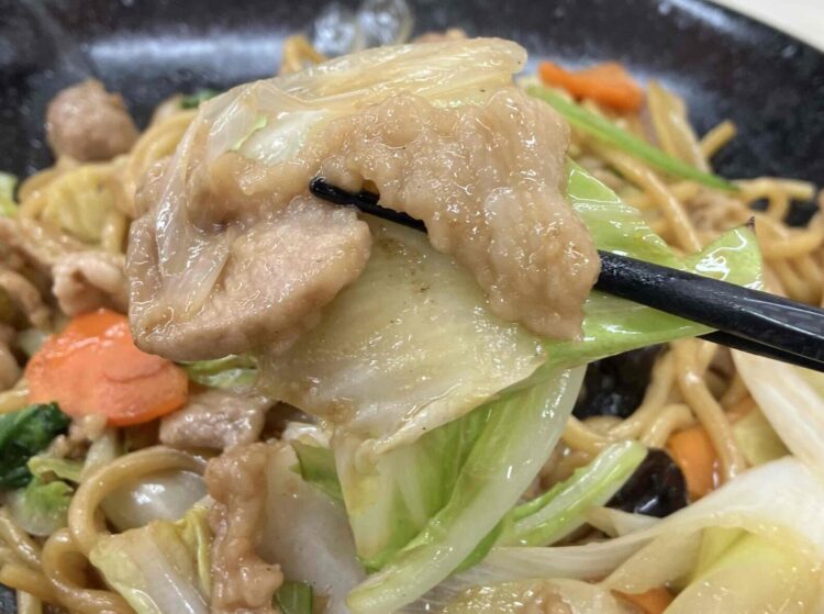 餃子の王将「上海焼きそばフェアセットB」アップ写真