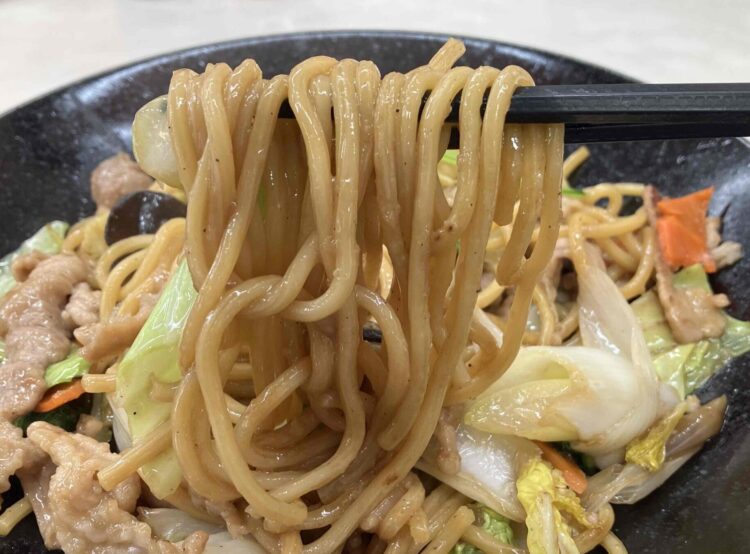 餃子の王将「上海焼きそば」アップ写真
