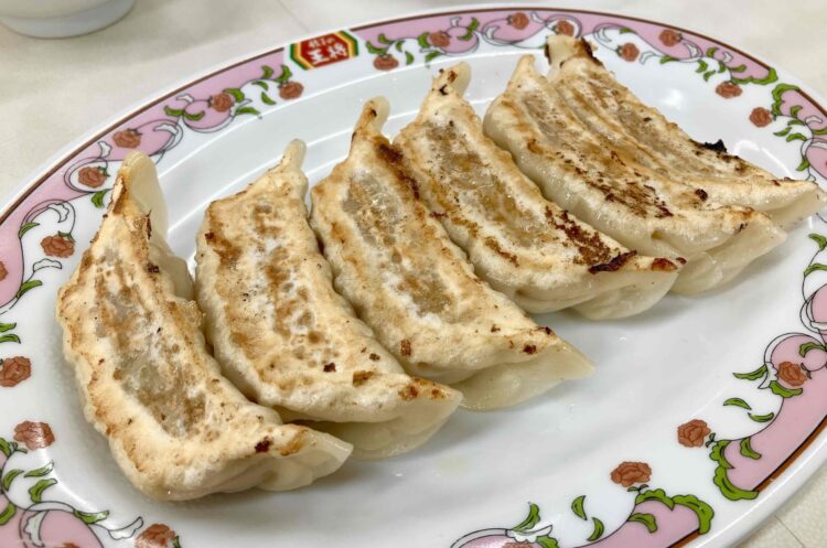 餃子の王将（餃子６コ）の全体写真
