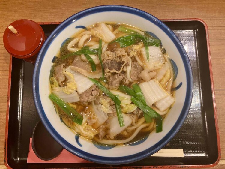 つくし「スタミな～らうどん」全体写真