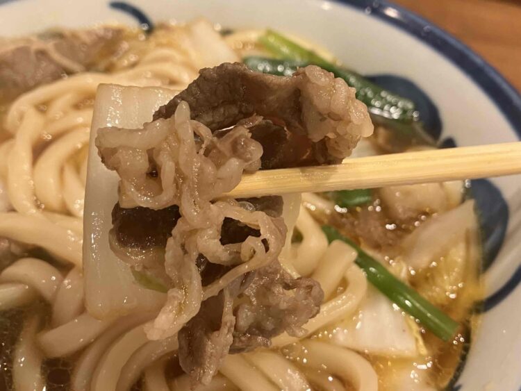 つくし「スタミな～らうどん」トッピング写真