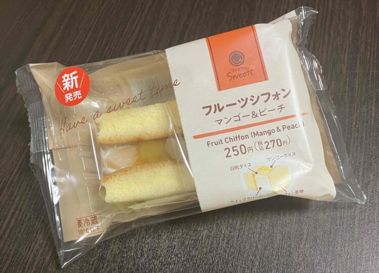 ファミリーマート「フルーツシフォン」パッケージ写真