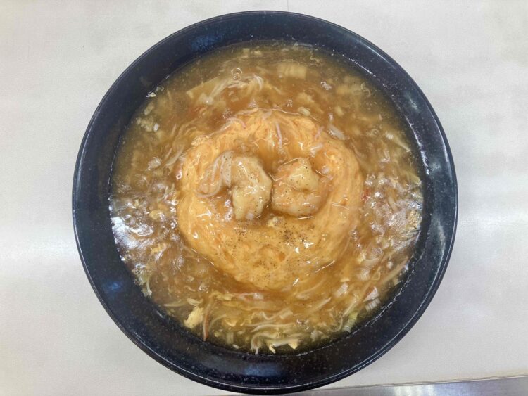 餃子の王将「極王天津飯」全体写真