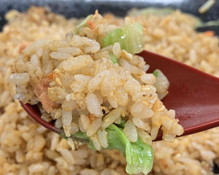 餃子の王将「極王炒飯」いただきます写真
