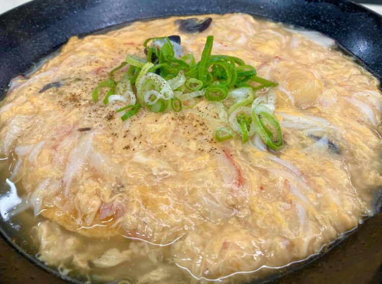 餃子の王将「極王天津麺セット」アップ写真