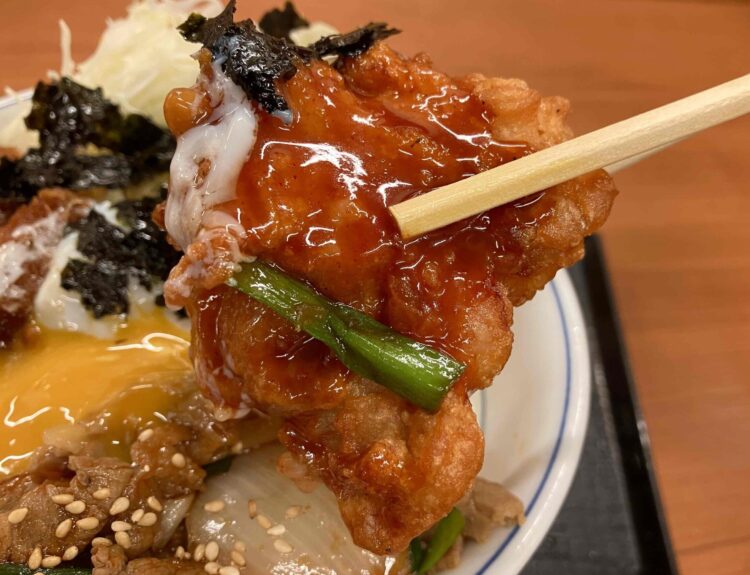 牛豚鶏の プルコギビビンカツ丼