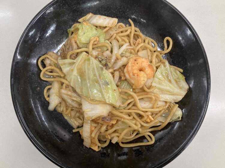 餃子の王将「極王焼きそば」全体写真