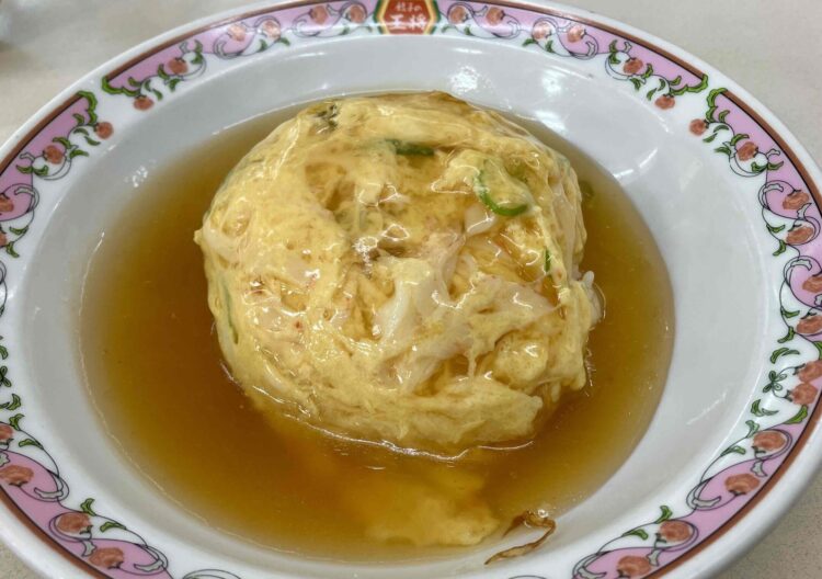 餃子の王将「天津飯」全体写真