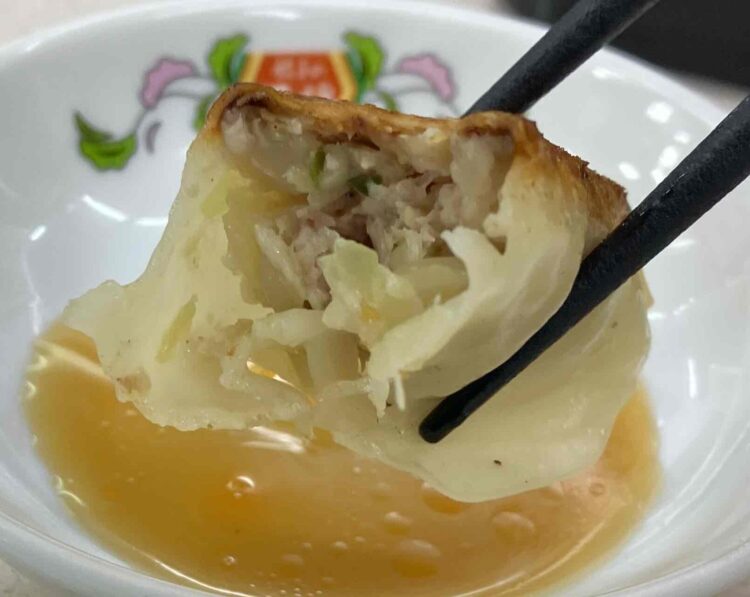 餃子の王将「餃子」いただきます写真