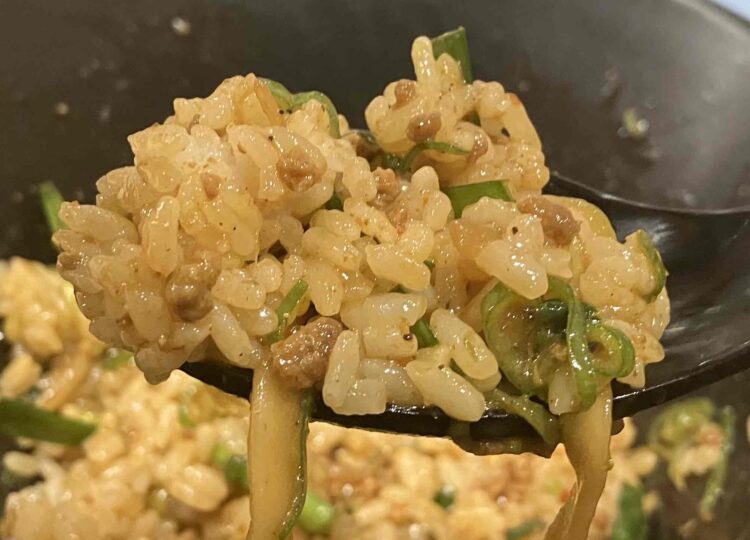 麺屋たけ井「台湾まぜそば」いただきます写真