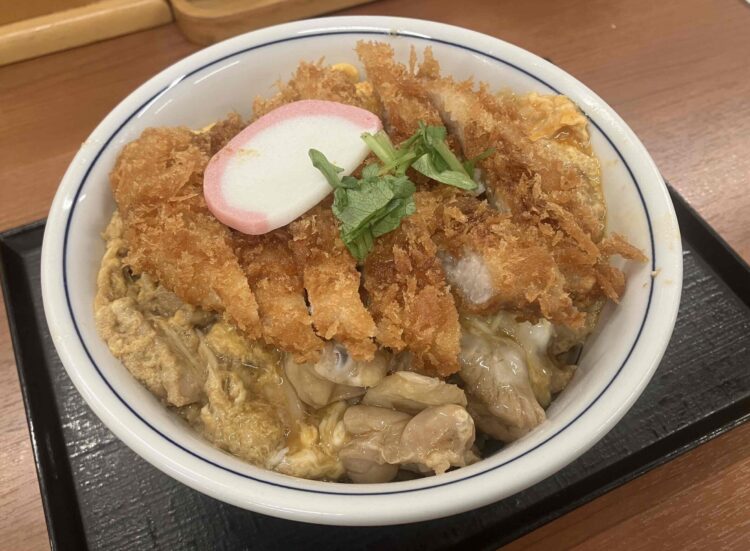 かつや「のせかつ丼」全体写真