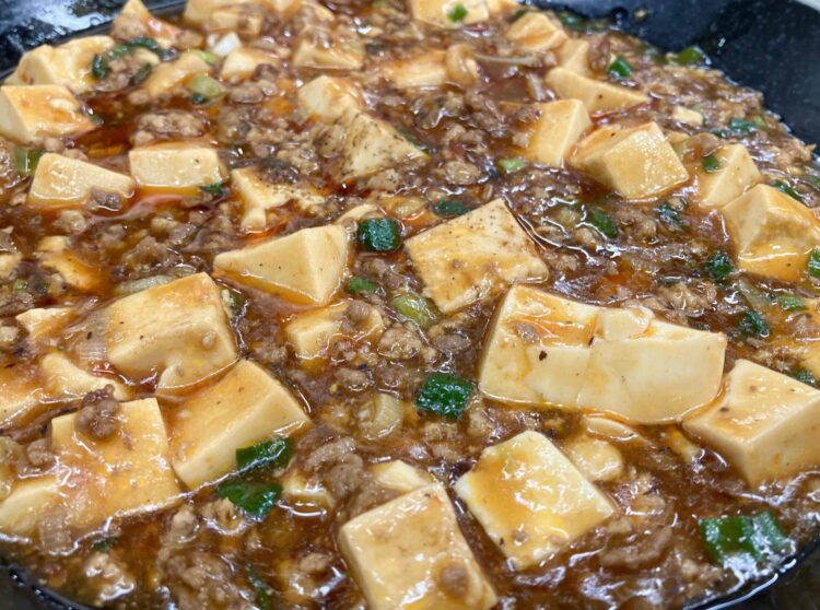 餃子の王将「極王麻婆豆腐」アップ写真