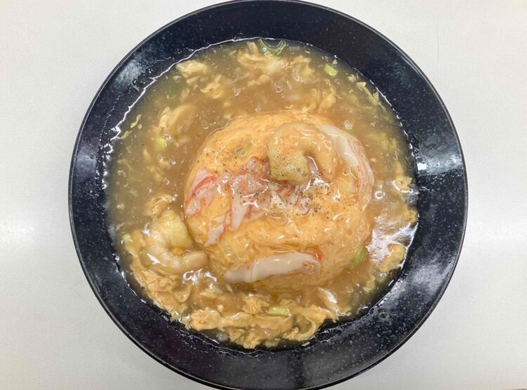 餃子の王将「極王天津飯」全体写真