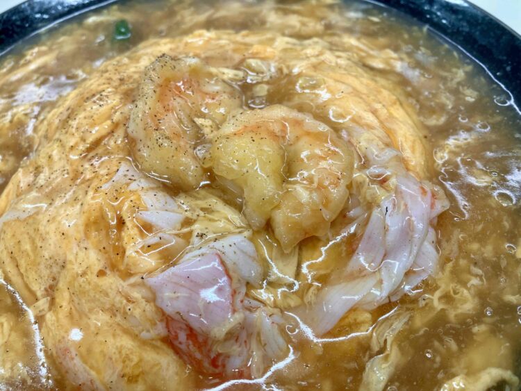 餃子の王将「極王天津炒飯」アップ写真