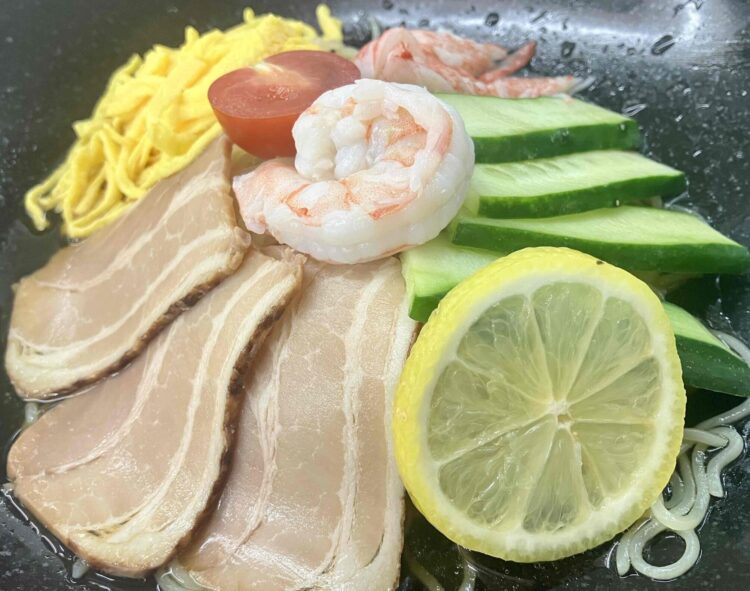 餃子の王将「冷し中華」アップ写真