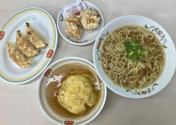 餃子の王将「ランチB＋餃子」の全体写真