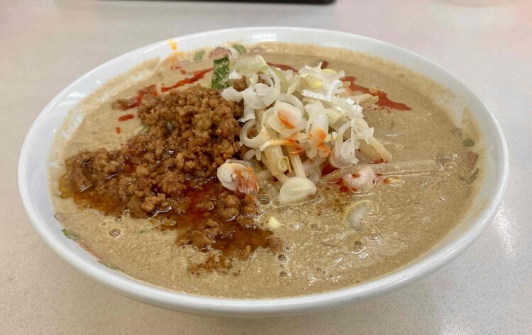 餃子の王将「6月限定担々麺」全体写真