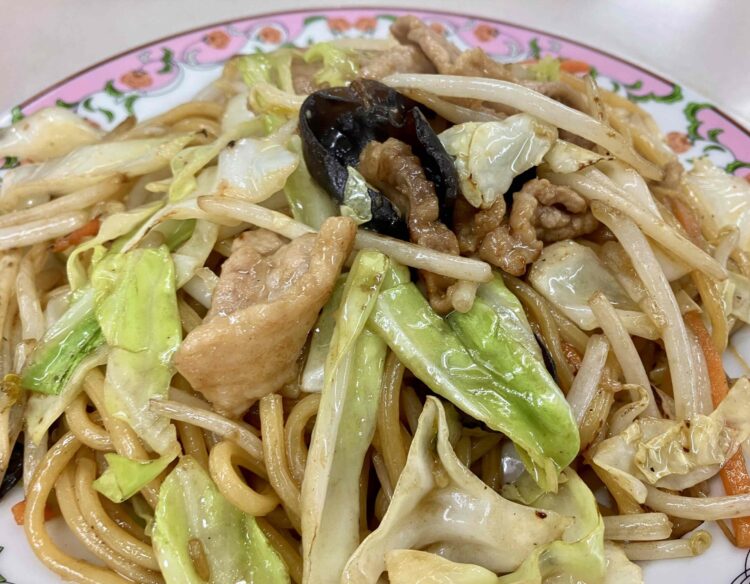 餃子の王将「焼きそば」アップ写真