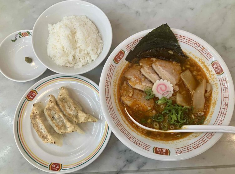 餃子の王将「夏の最強セットＢ」全体写真
