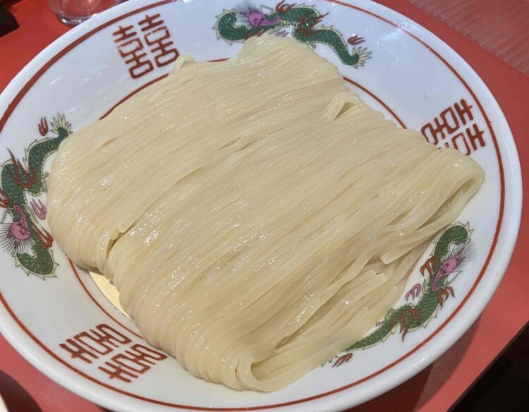 大阪市「カドヤ食堂総本店」つけそば麺写真
