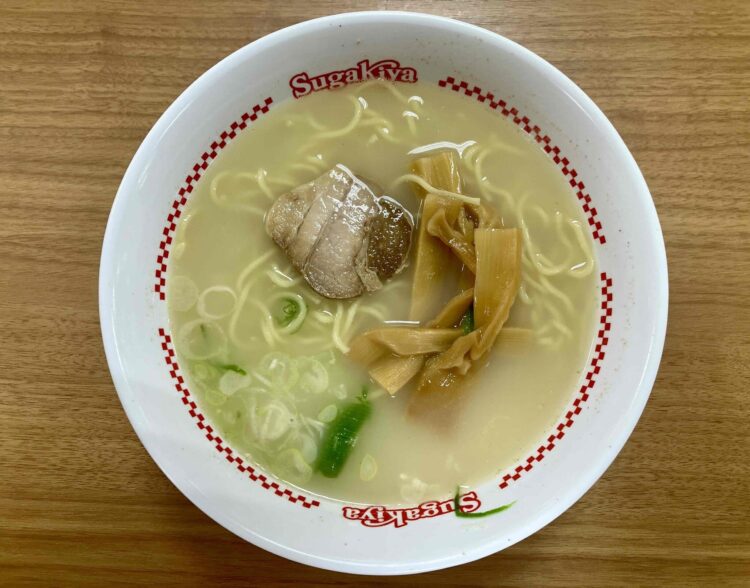 スガキヤのラーメン