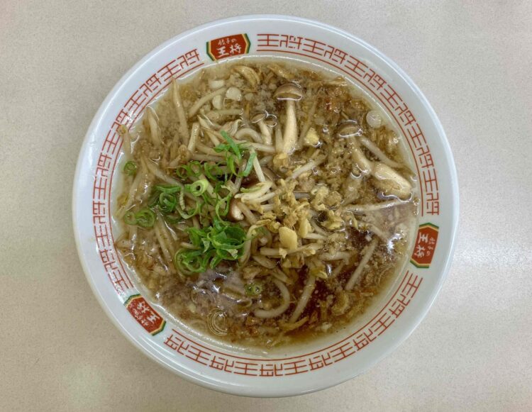 餃子の王将「秋のラーメン」全体写真